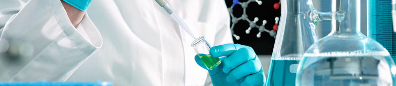Scientist working at the laboratory